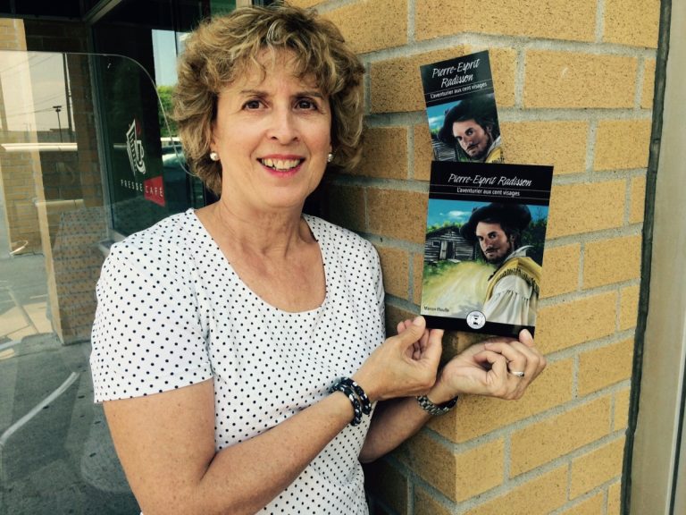 Les exploits de Radisson selon Manon Plouffe En près de 100 pages, Manon Plouffe révèle le destin fascinant de Pierre-Esprit Radisson. (Photo TC Media)