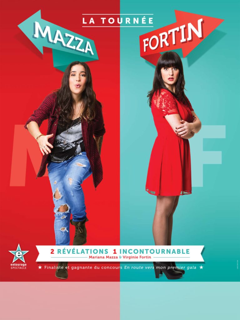 Duo explosif de filles aux antipodes C'est après une première expérience concluante lors du Zoofest de l'été 2013 que Mariana Mazza et Virginie Fortin ont décidé de mettre en commun leurs talents d'humoristes.(Photo: Courtoisie)