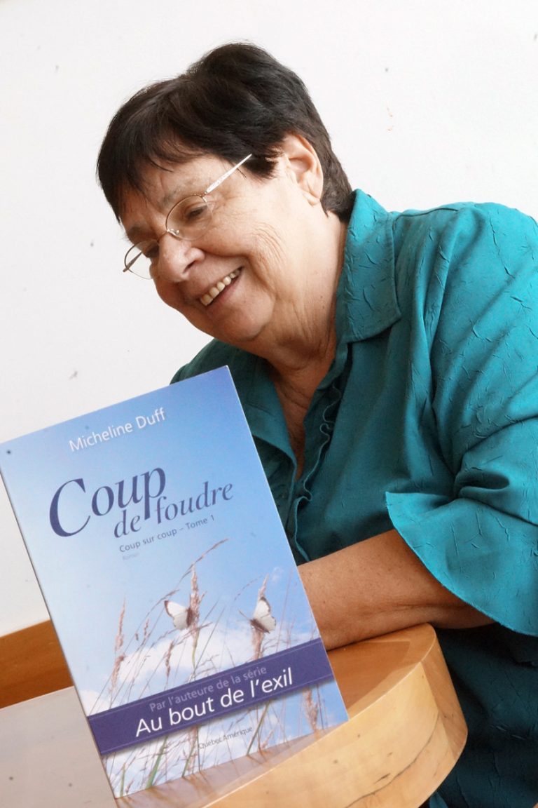 Pour sa trilogie «Coup de foudre», Micheline Duff s'est inspirée  d'expériences vécues lors d'un séjour au château de Lavigny, en Suisse. (Photo: Mario Beauregard)