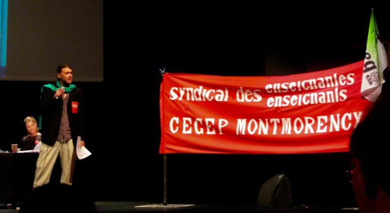 Mandat de grève fort pour les enseignants de Montmorency Les professeurs ont voté à 89,5 % l'obtention d'un mandat de grève de six jours. (Photos gracieuseté)