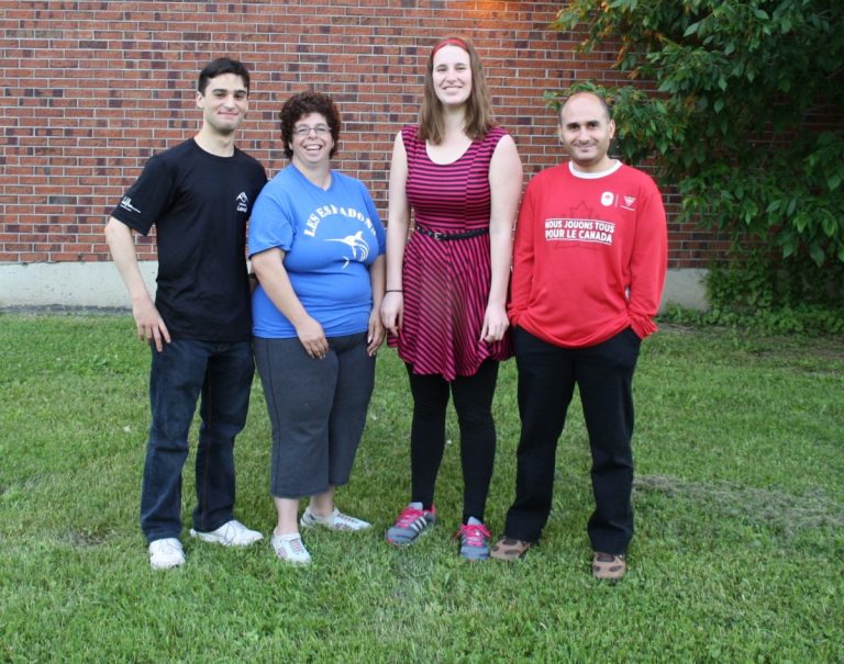 Andrew Perez, Valérie Gagnon-Paradis, Amélie Plouffe et Toufic Irani s’envoleront pour Vancouver en juillet.