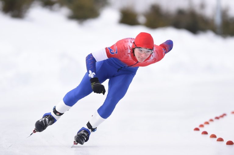 Gaël Doucet-Gagnon s'est illustré à Sainte-Foy en gagnant trois médailles
