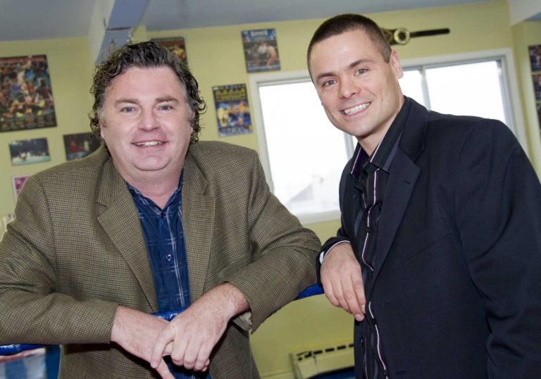 L’auteur, conférencier et formateur Pierre Morency en présence de son protégé, Martin Cantin. (Photo:Martin Alarie)