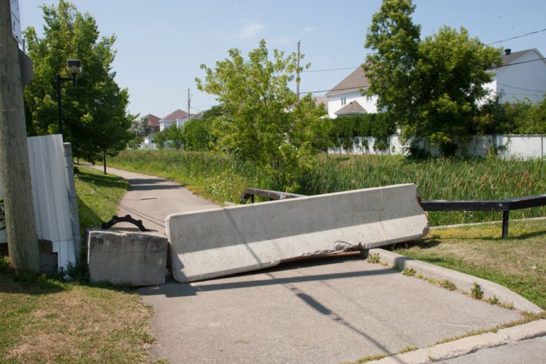 Piste cyclable à Vimont: Dans l’attente d’une solution Une partie de la piste cyclable est interdite aux cyclistes en attendant de régler la situation.