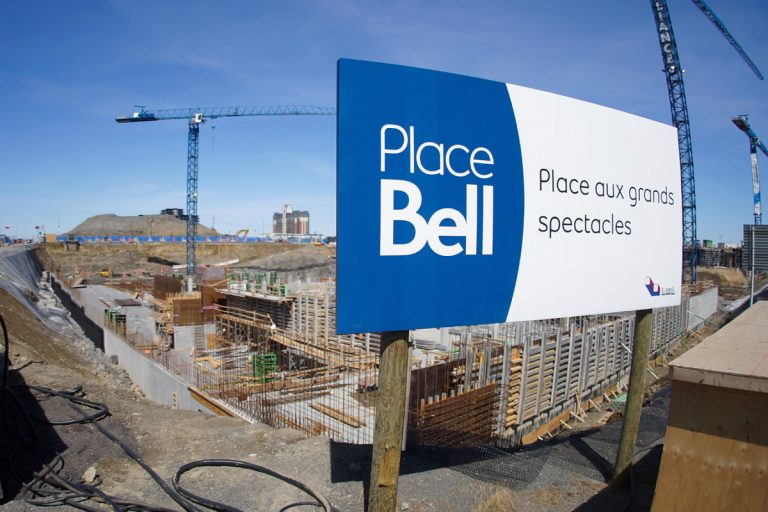 Le chantier de la Place Bell filmé 24 heures par jour Le chantier de la Place Bell filmé 24 heures par jour