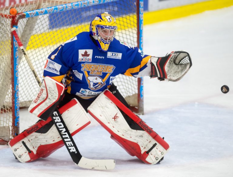 Les Prédateurs attendent Rivière-du-Loup de pied ferme Les Prédateurs débutent leur série demi-finale vendredi contre le 3L de Rivière-du-Loup.