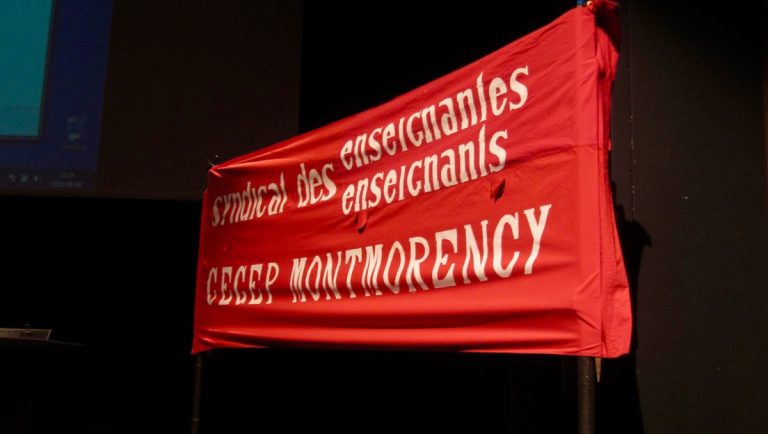 3e journée de grève pour les enseignants de Montmorency Les professeurs de Montmorency auront aussi à décider si les deux journées de grève que leur confère leur mandat actuel, à utiliser selon la conjecture, sont jugées suffisantes. (Photo gracieuseté)