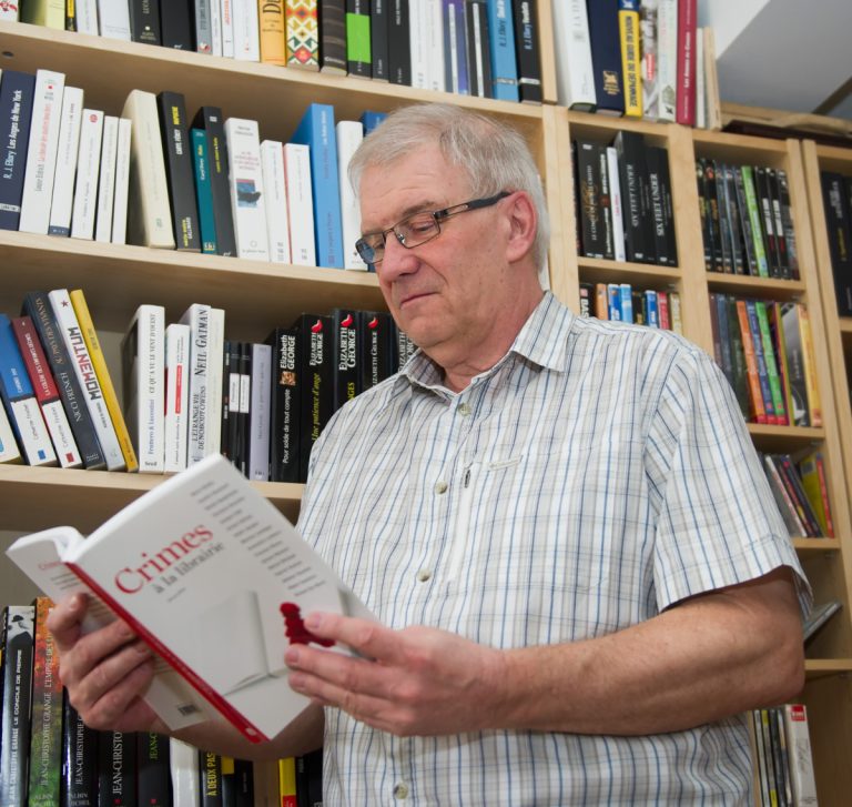 Un livre pour l’amour du polar à la québécoise Richard Migneault pense déjà à une suite devant le succès de ce premier recueil d'écrivains québécois de polars. (Photo: Vincent Graton)