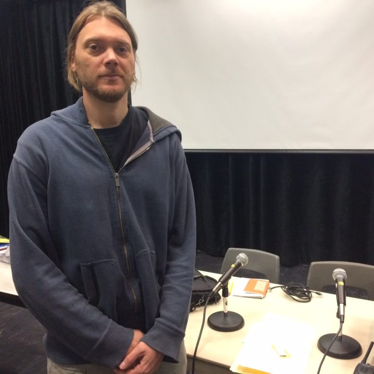 Sébastien Manka, président du Syndicat des enseignantes et enseignants du cégep Montmorency (SEECM). (Photo TC Media) 