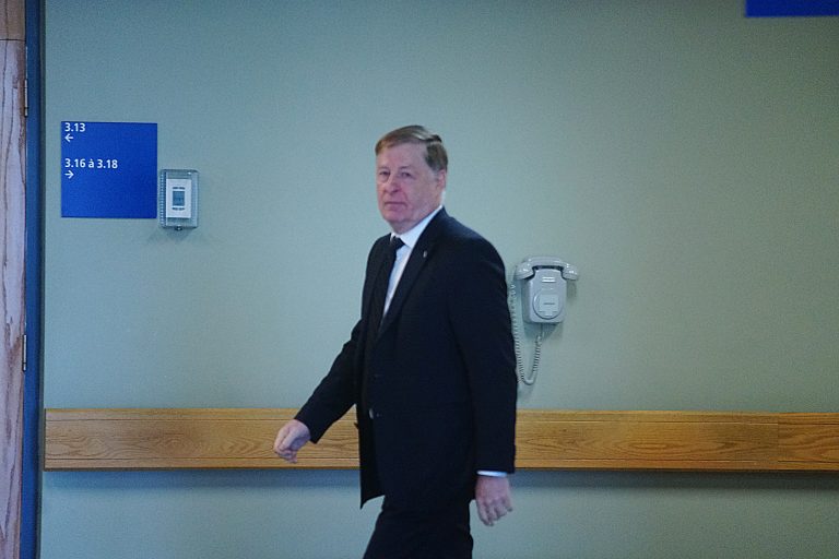 Marc Demers, le jour de son procès tenu au palais de justice de Laval, le 17 novembre dernier.