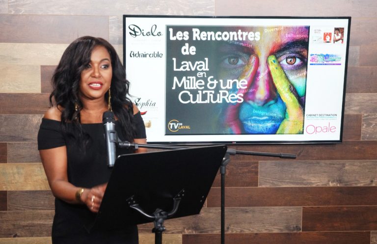 Des rendez-vous pour discuter de diversité Khady Sow au lancement des Rencontres de Laval en Mille et Une Cultures, le 10 mai.