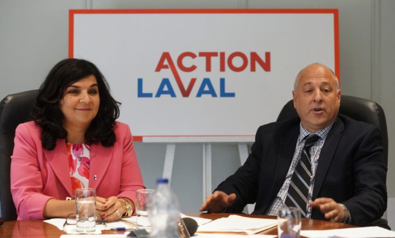 Action Laval se cherche un chef Aglaia Revelakis et Achille T. Cifelli ont fait le point sur l'avenir du parti en point de presse.