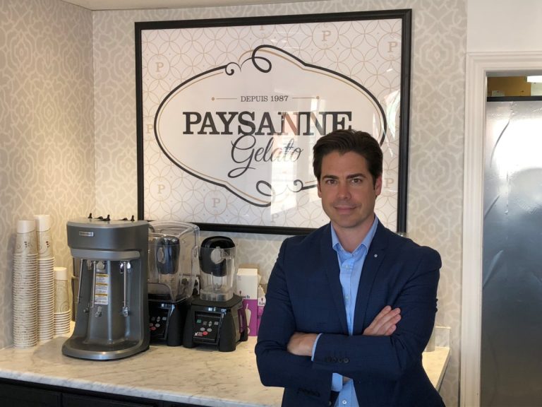 Gelato italienne à La Paysanne