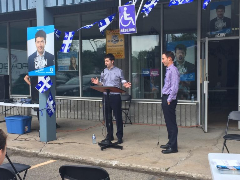 Ouverture du local électoral péquiste à Laval-des-Rapides