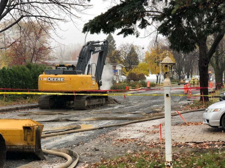 Fuite de gaz dans Chomedey
