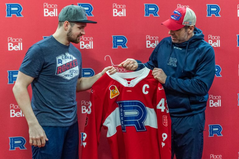 Xavier Ouellet deuxième capitaine du Rocket