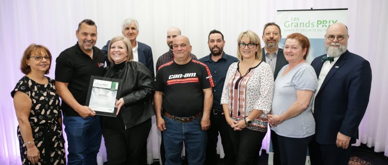 Deux prix en innovation santé et sécurité du travail