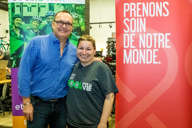 Jean-Michel Anctil pédale en lutte contre le cancer
