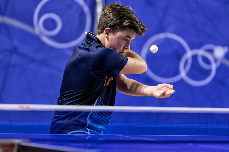 Douzaine de médailles en tennis de table