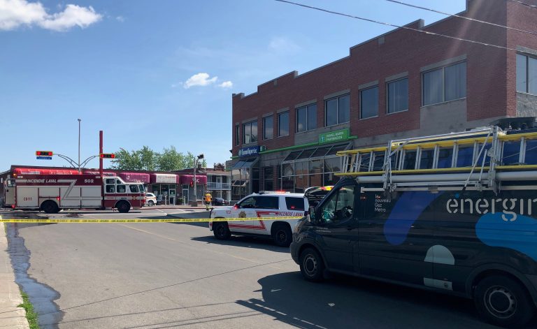 Fuite de gaz boulevard Lévesque
