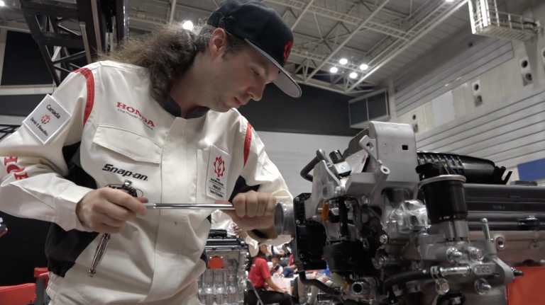 Un Lavallois à la compétition mondiale d’aptitudes Honda 2019