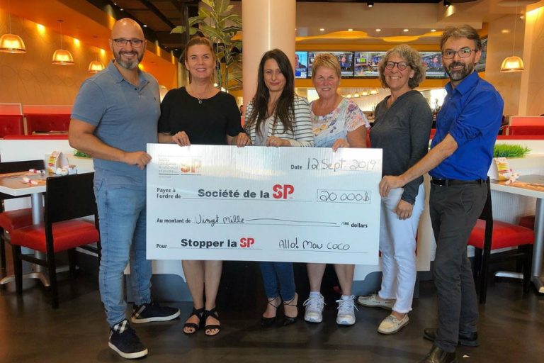 Un nouveau don de 20 000 $ pour la sclérose en plaques
