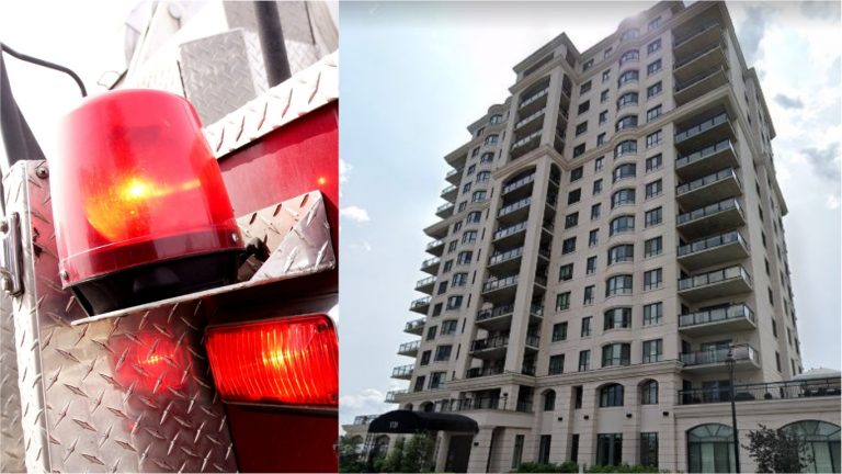 Début d’incendie sur un balcon du Quintessence