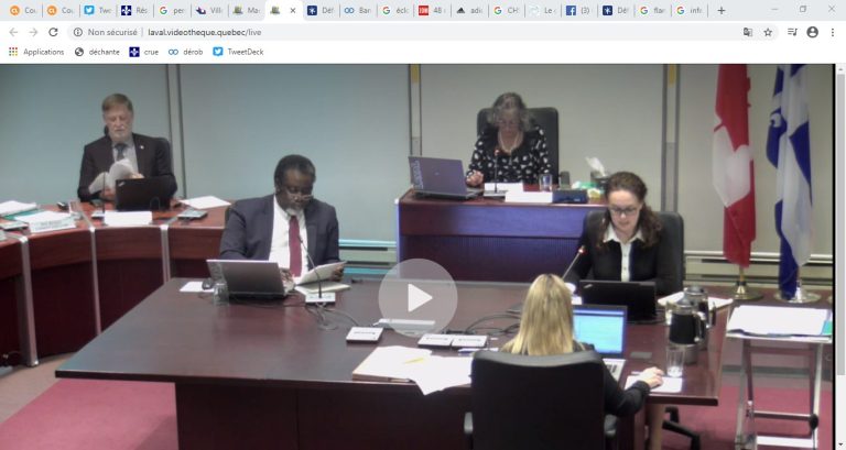 Le conseil municipal revient en mode virtuel