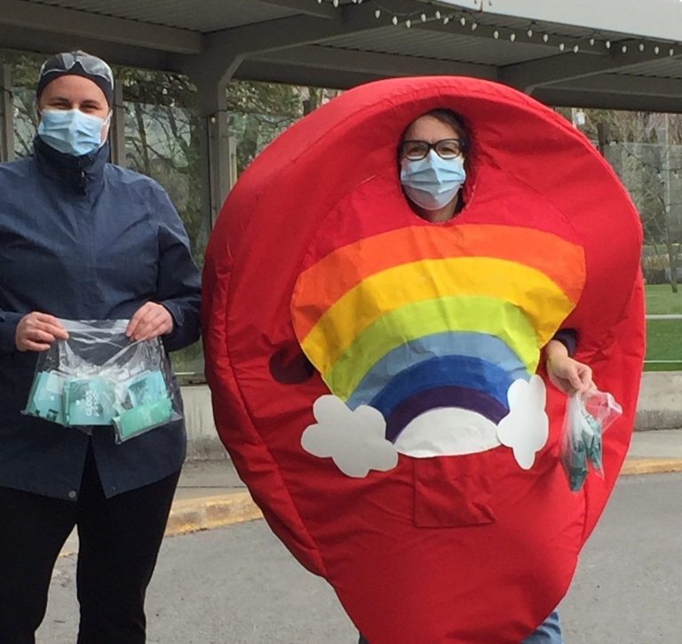 Soutien moral aux troupes du CHSLD Sainte-Dorothée
