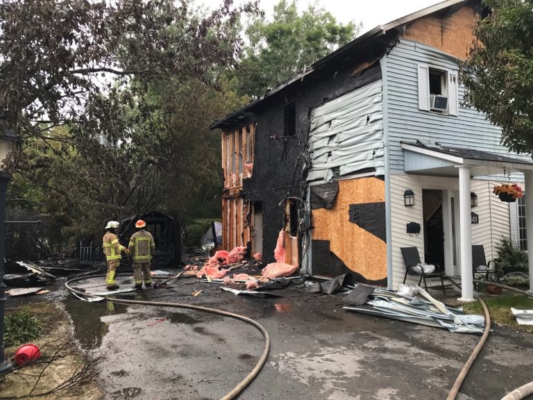 Incendie Boisé Laval-Ouest