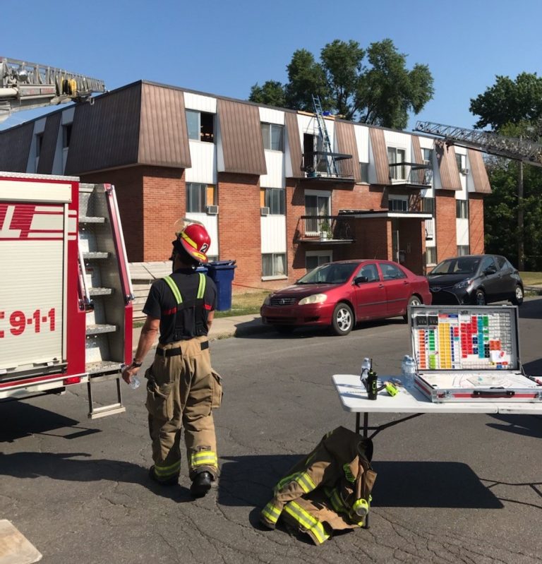 Feu causé par des travaux sur un logement déjà incendié Incendie Rue Rivard Duvernay