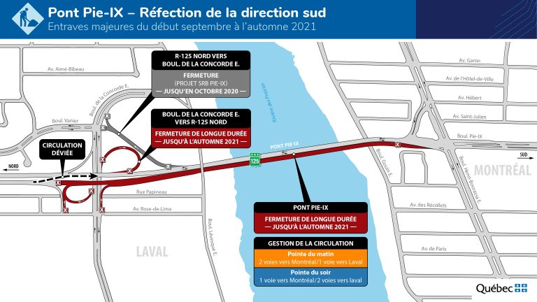 Pont-Pie-IX: le casse-tête commence