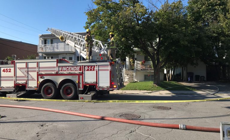 Un feu de cuisine de quelque 50 000 $ Feu Cuisine Rue Turcotte pompiers de Laval