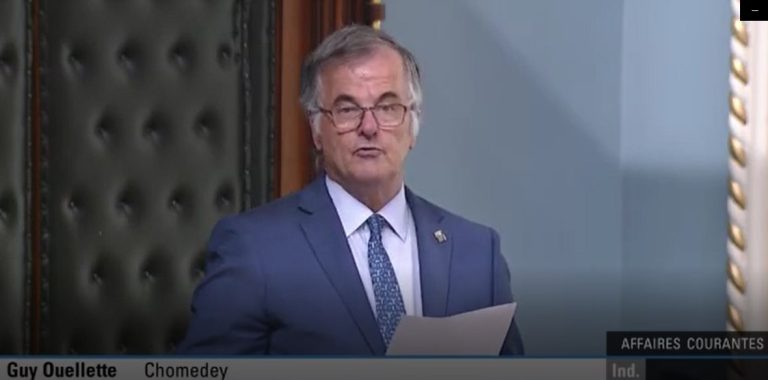 PL-61: le député Guy Ouellette appelle à la mobilisation
