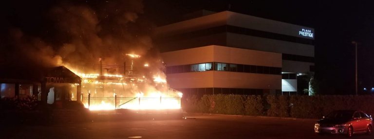 Incendie criminel au Towne380