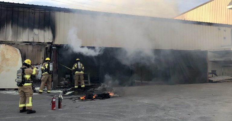Incendie causé par la surchauffe d’un moteur industriel surchauffe