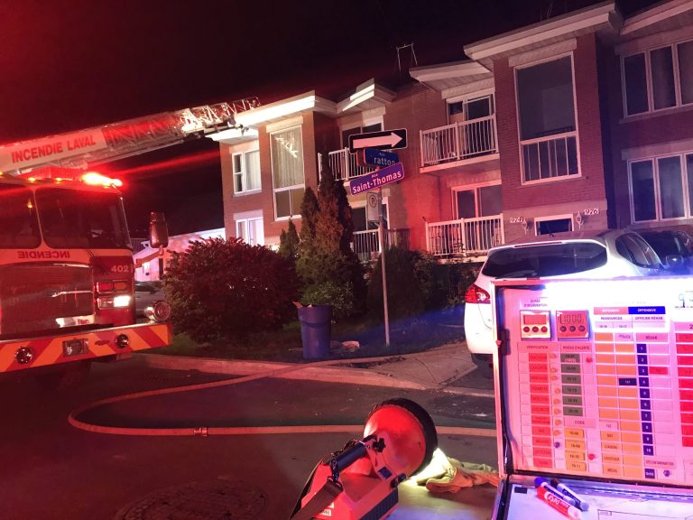 Incendie dans Chomedey: plus de 50 000$ de dommages