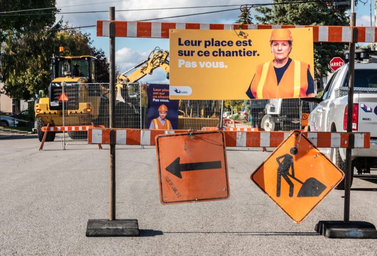 Campagne de sensibilisation travailleurs de la route