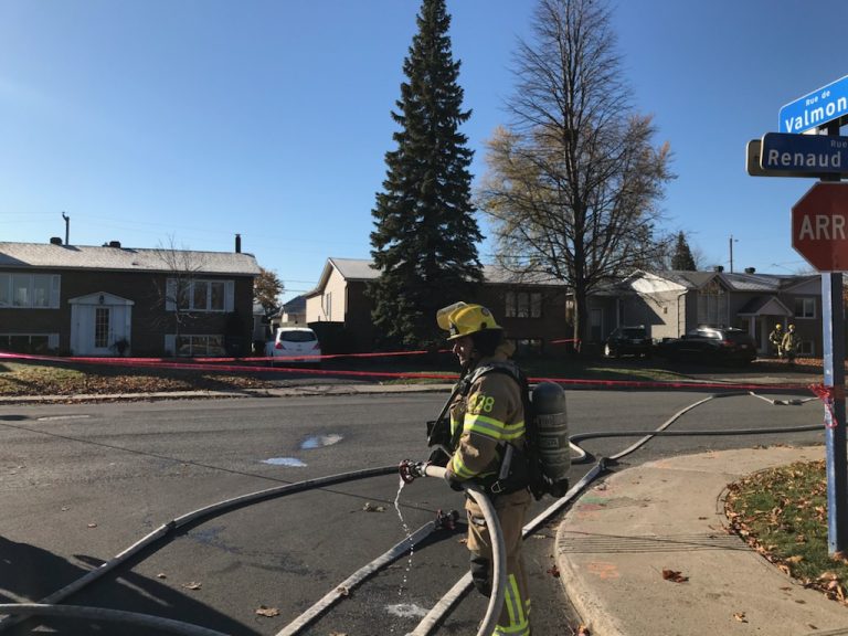 Fuite de gaz sur la rue Renaud O
