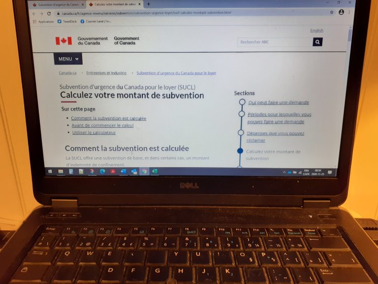 La subvention au loyer rétroactive au 27 septembre