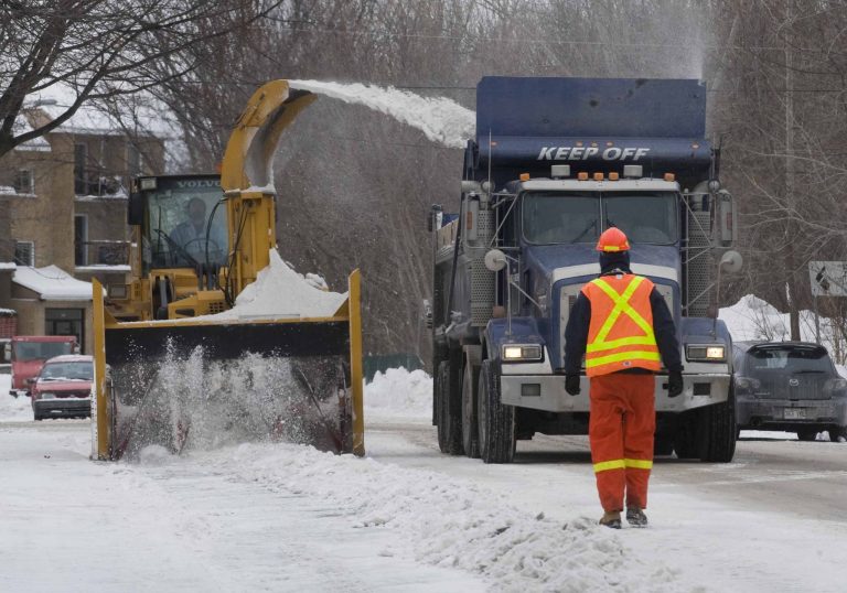 Déneigement complété et nouvelle précipitation attendue Déneigement Laval