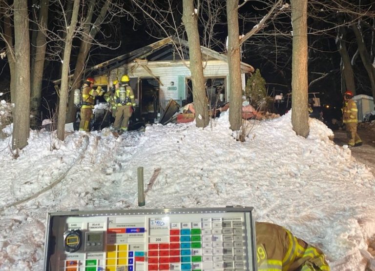 Incendie rue Des Bungalows 18 janvier 2021