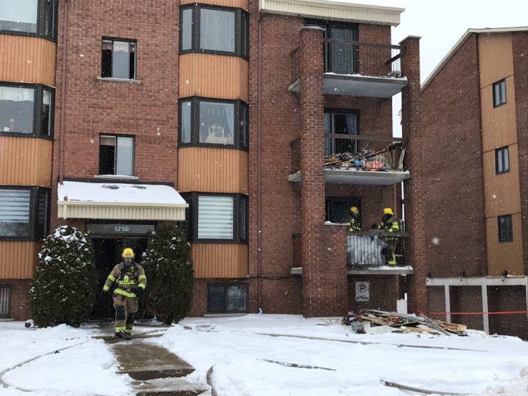Incendie cuisine boulevard René-Laennec