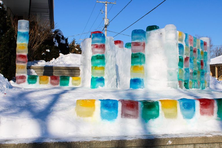 La forteresse glacée de la famille Philippe