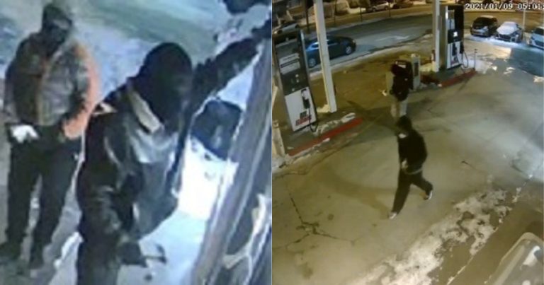 Hommes suspectés de tentatives de feu criminel Suspects Incendie criminel Station-service Chomedey
