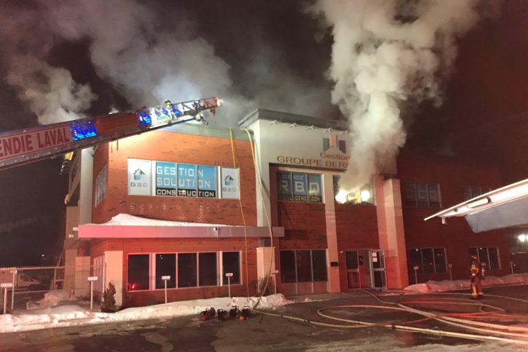 feu suspect rue Bernard-Lefebvre GCS Solution Construction