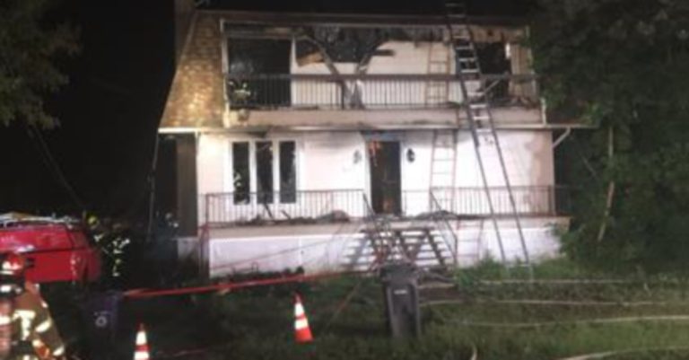 Perte totale dans un incendie à Sainte-Dorothée Incendie chemin du Bord-de-l'Eau Sainte-Dorothée