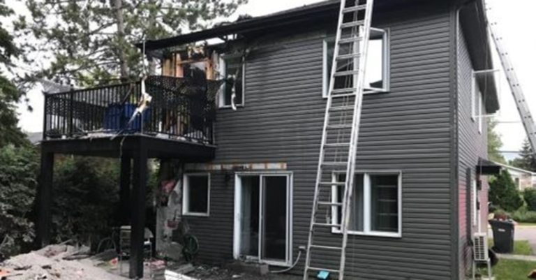 Quatre personnes à la rue pour un feu causé par des mégots Incendie 4e Avenue Fabreville