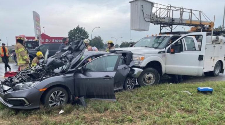 Quatre blessés dans un accident sur l’A-13