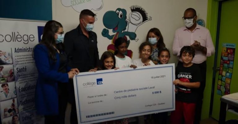 Partenariat entre le Collège CDI et le Centre de pédiatrie sociale Laval